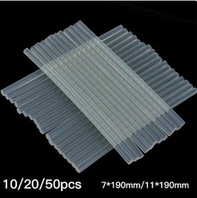 Resim Viscosity10/20 Adet 7/11 190mm Toksik Olmayan Eva Şeffaf Sıcak Tutkal Çubukları Sı Tabancası Tutkal Zanaat Mum Silikonlar 56773490 