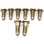 Resim Chevrolet 64-81 Araçları İçin Bakır Gümüş Rengi Emniyet Kemer Sabitleme Cıvata Seti 8 Adet 