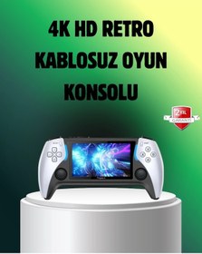 Resim Şarjlı 4 Saat Oyun Süreli Tv Bağlantılı Retro Oyun Konsolu 