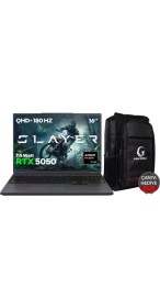 Resim Game Garaj Slayer R7T-5050 C2 Amd Ryzen 7 8840HX 32GB Ram 1tb SSD RTX5050 16" Qhd+ 180Hz IPS Freedos Gaming Laptop 