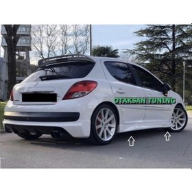 Resim Peugeot 207 Yan Marşpiyel Takımı - Gt Model - Fiberglass 