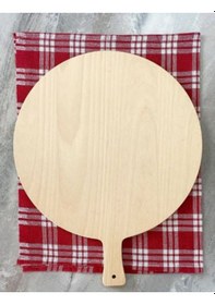 Resim 60 Cm Ahşap Bazlama Kesme Tahtası Hamur Açma Tahtası 60cm-bazlama 