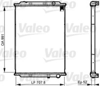 Resim SU RADYATORU RENAULT PREMIUM 2 DXI MOTOR (CERCEVESIZ) / (MT) V2005 SONRASI 