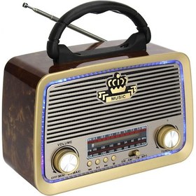 Resim Rt-301 Bluetoothlu Fenerli Nostaljik Radyo. Radyolu Müzik Kutusu 