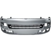 Resim Volkswagen T6 Caravelle 2009 Sonrası Ön Tampon (Astarlı, Krom, Far Yıkamalı, TÜV Belgeli) 