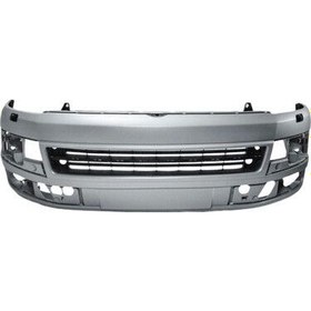 Resim Volkswagen T6 Caravelle 2009 Sonrası Ön Tampon (Astarlı, Krom, Far Yıkamalı, TÜV Belgeli) 