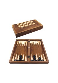 Resim Ege Masif Kaplama Tavla Büyük 