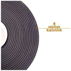 Resim Contacall Kapı Pencere Bandı Kapı Pencere Yalıtım Süngeri Epdm 4x45 Mm 