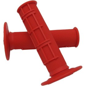 Resim Suntek 7/8 "kir Motosiklet Gidon Sapları Pit Dirt Kırmızı 