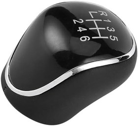 Resim Generic 6 Hız Vardiyası Düğmesi, Palanca De Cambios Manuel Vardiya Knob 6 Hız Hızlı Araba Vites Değiştirme Koyusu Hentbol Kolu Aksesuar Için Uygun 