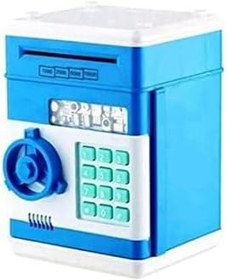 Resim Atm Şifreli Otomatik Kağıt Para Alan Atm Kasa Kumbara 