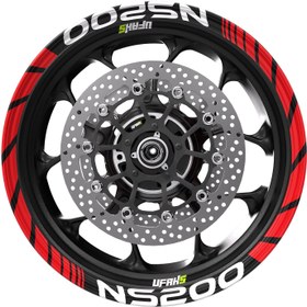 Resim Bajaj Pulsar NS 200 Jant Şeridi - Florasan Sarı 