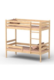 Resim MiniWood Markaawm Wooden Çocuk Ve Genç Odası Ranza 90x190 