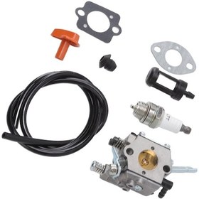 Resim Padalink Stihl Fs48 Fs52 Fs66 Fs81 Fs106 Br400 İçin Yüksek Performanslı Budama Makinesi Karbüratör Seti - Yakıt Hattı, Buji Ve Filtre Dahil 