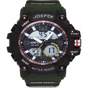 Resim Joefox Jfx-1614m-grn Dijital Analog Erkek Kol Saati 