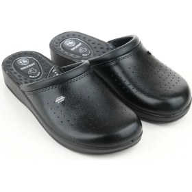 Resim Gezer 4 Nokta Ortopedik Taban Erkek Sabo Terlik & Iş Terliği 