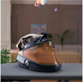 Resim Tefal 3000W En Yüksek Basınçlı Aydınlatmalı Profesyonel Buhar Kazanlı Ütü - Kumaş Tanıma Sensörü, Dikey Ütüleme, Hijyenik Temizlik ve Damlama Önleyici Teknoloji + Tiftik Temizleyici 
