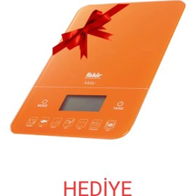 Resim Fakır 890W Freelander Toz Torbasız Kumandalı Süpürge + Fakir Molly Turuncu Dijital Mutfak Tartısı Hediye 