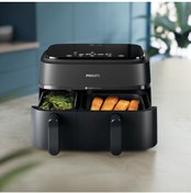 Resim Philips 3000 Series , Pişirici ,Çift Hazneli Airfryer, 9l Toplam Kapasite, 2 Hazneli Airfryer, Rapid Air 