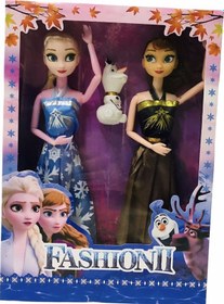 Resim Frozen Elsa Anna 2 Li Eklemli Oyuncak Bebek 