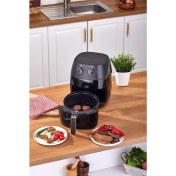 Resim Yüksek Kapasiteli Yağsız Fritöz, Sağlıklı ve Pratik Pişirme Cihazı 