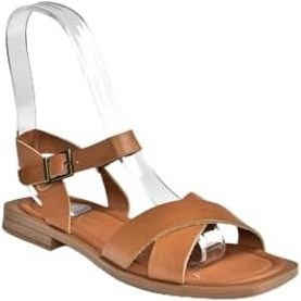 Resim fox SHOES Hakiki Deri Çapraz Bantlı Günlük Kadın Sandalet M291041503 