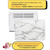 Resim McStorey Macbook Pro Kılıf 13 inç Mermer (Eski HDMI'lı Model 2012-2015) A1425 A1502 ile Uyumlu 