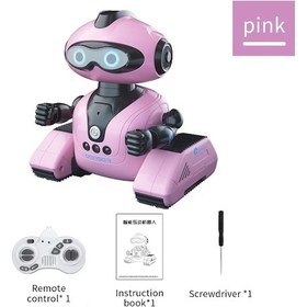 Resim Mini Rc Robot Algılama Cady Wıda Akıllı Oyuncak Programlama Eğitim Müzik Dans Pink Robot 1704v 