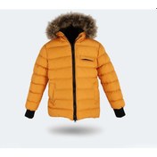 Resim Slazenger CALISTO NEW Çocuk Kapüşonlu Şişme Sarı Mont & Kaban 