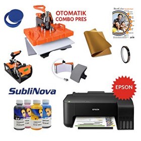 Resim Epson Süblimasyon Combo Transfer Baskı Seti 