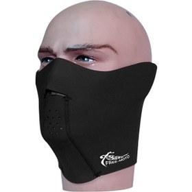 Resim Free-Moto Model 2 Motorsikletçi Neopren Maske 