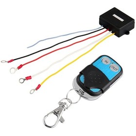 Resim Araba Elektrikli Vinç Rölesi Kablosuz Anahtar Kontrol Cihazı, Özellikler: 1 Uzaktan Kumanda 