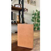 Resim Efe Deri Dikişli Araç Ruhsat Kılıfı Kabı Ruhsatlık Ruhsat Koruyucu 