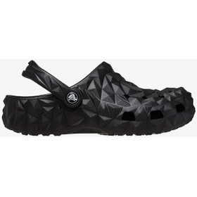 Resim Crocs Classic Geometric Clog Unisex Siyah Clog Terlik 209563-001 Siyah 