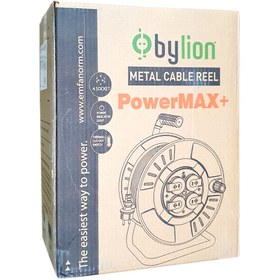 Resim Bylion Mme-50315-f 3x1,5 50mt Kablolu Metal Seyyar Kablo Makarası 
