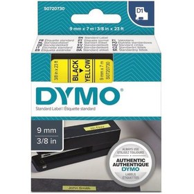 Resim Dymo D1 Sarı/Siyah Yedek Şerit 9Mm X 7Mt 40918 