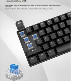 Resim Rgb %60 Küçültülmüş Mekanik Rgb Klavye 