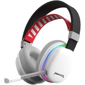 Resim MONKA Hg9069w Echo Bluetooth 7.1 Surround Wireless Gaming Rgb Mikrofonlu Oyuncu Kulaklık Kablosuz 