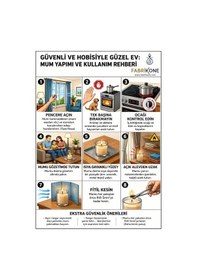 Resim 4'lü Set Premium Parafin Soya Wax Toz Mum Boyası Hobi Seti - 5 Cc Kırmızı, Sarı, Mavi, Turuncu Bkfab4ksrmt5g Çok Renkli 