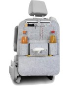 Resim Ankaflex Araç Araba Oto Koltuk Arkası Organizer Düzenleyici Kılıfı Araç İçi Organizer Eşya Tutucu Set 