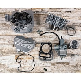 Resim Cg 200 cc Set Silindir 65.5mm Boy 69 (13P)Üst Kapak(DQ Subablı) ve Karbüratö 