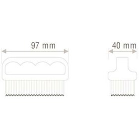 Resim fantastik store 2 Adet Tırnak ve Yaka Fırçası - Lisinya 