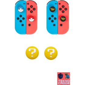Resim Beboncool Nintendo Switch/switch Oled/switch Lite Analog Koruyucu Silikon Pad 