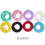 Resim 1 Adet Üst Üste Konulabilir Atıştırmalık Tabak - 40oz Tutacaklı Tumbler'a Uyumlu, 4 Bölmeli Gıda Güvenliği PP Plastik Parti Tepsisi, Çizilmez & Açık Hava Piknikleri için 8 Canlı Renk, Ev Film Geceleri, Atıştırmalık Kasesi, Bölümlü Tasarım, Dayanıklı Polipropilen 