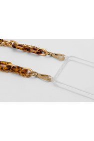 Resim Timya Gold Chain Telefon Askısı Leopar 