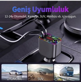Resim Şarj Kablolu Type-c Ve Usb Girişli Mp3 Player 