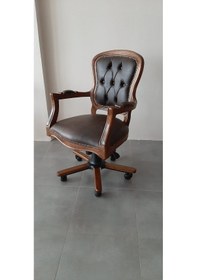 Resim Byoguzfurniture Byoguzfurniture Ahşap Makam Yönetici Koltuğu 