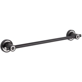 Resim Kare Sevılla Uzun Havluluk 45 cm Siyah Mat/Krom 