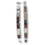 Resim Genel Markalar Duşakabin için parlak krom kaplamalı iki delikli tutacak duşakabin tutamağı, kulbu, kulpu 