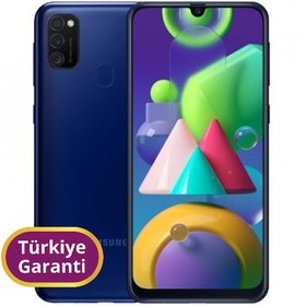 Resim Samsung M21 TR Garanti | 64 GB 4GB Mavi 